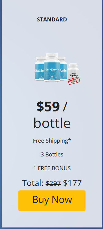 Hair fortin 3 bottle